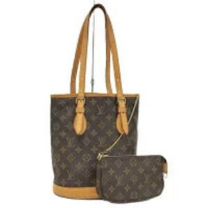 LOUIS VUITTON Bucket Brown Monogram